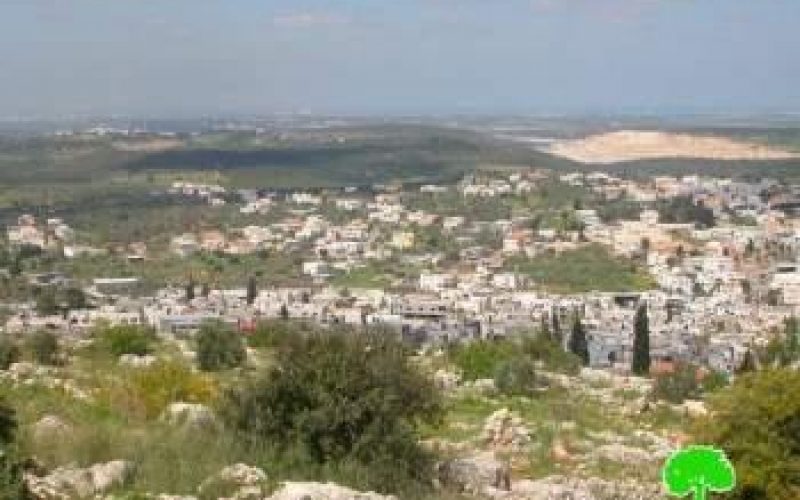 The Israeli occupation notifies 10 families with stop work in Bartaa