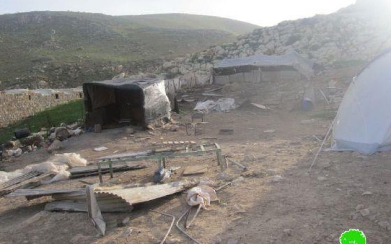 In Less than 24 Hours, the Israeli Occupation Army demolishes more structures in Al Maleh