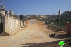 الاحتلال الإسرائيلي يبدأ في تنفيذ إقامة المقطع الشرقي من الجدار العنصري في قرية عزون عتمة