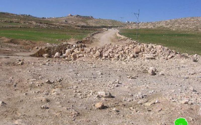 Blocking an Unpaved Road in Yatta