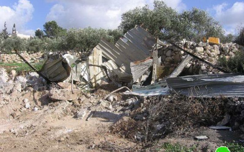 Demolishing Structures in Beit Awwa