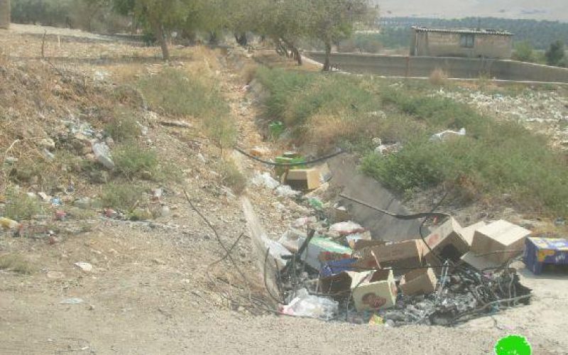 إخطار بتوسيع بئر للمياه في منطقة  الجفتلك /محافظة اريحا