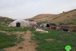 الاحتلال الإسرائيلي يخطر بوقف البناء لمنشآت سكنية وزراعية في الأغوار الشمالية