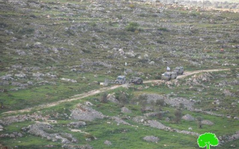 The Israeli Occupation Closes Agricultural Roads