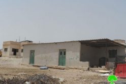 إخطارات منشآت (14) عائلة بدوية في بلدة العوجا  بوقف البناء /محافظة أريحا
