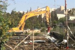 Israeli Dozers Level Palestinian Property in Ash Sheikh Jarrah