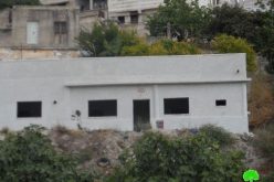 إخطار 6 عائلات بوقف البناء لمنشآتهم السكنية في قرية صرة / محافظة نابلس