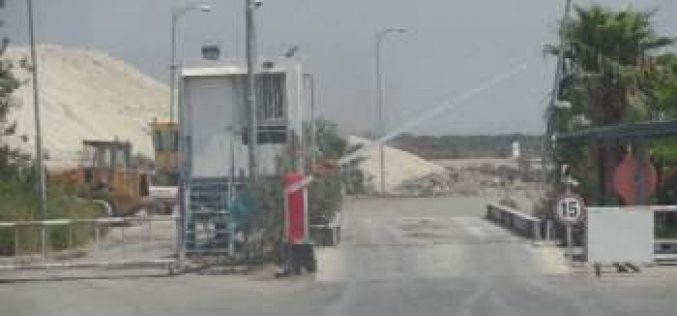 الاحتلال الإسرائيلي يواصل تحويل جزء من أراضي الأغوار إلى مكب للنفايات الإسرائيلية محافظة أريحا
