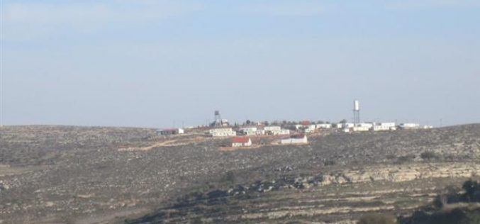 The Israeli occupation notifies land in Qusra with takeover