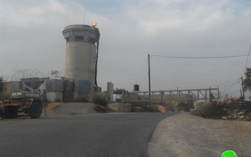 الاحتلال الإسرائيلي يغلق مدخل بلدة كفل حارس الجنوبي