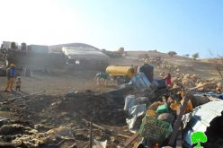 A large-scale demolition operation in the Jordan Valley