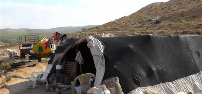 Eviction orders for 21 Bedouin families in Ibziq