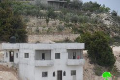 أوامر هدم إدارية لمسكنين في قرية الولجة بمحافظة بيت لحم
