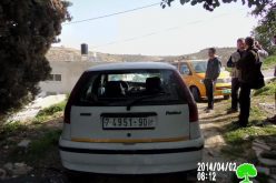 Adi Ad colonists smash a vehicle in Jaluod village
