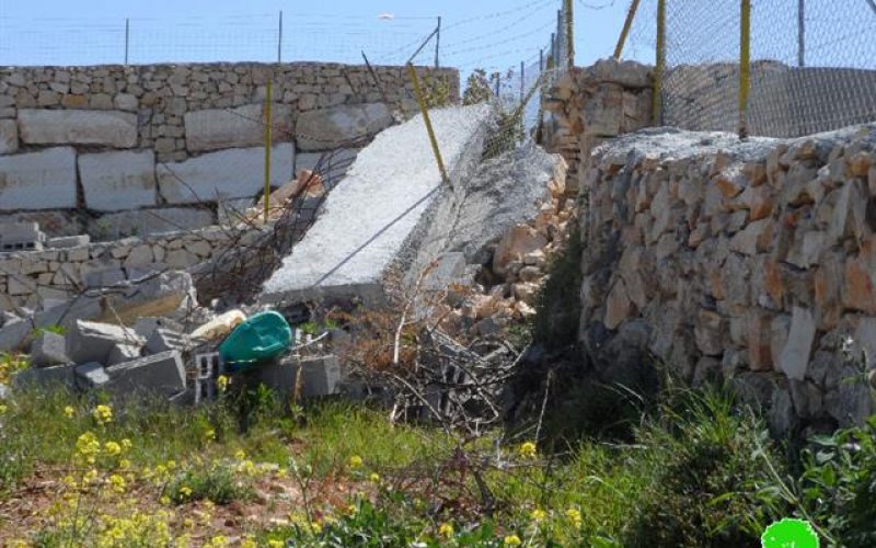 LRC: Demolition of  a number of agricultural and residential structures in Farsh al-Hawa