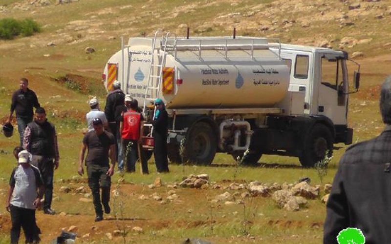 Confiscation of Mobile Water Tank in the Northern Jordan Valley