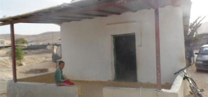 Five stop work and demolition orders to Bedouin families in Fassayel al-Fouqa