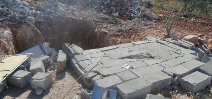 Another Demolition Operation in Khirbet at-Taweel in Less than Two Weeks