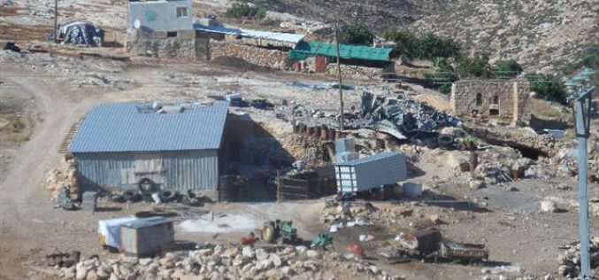 الاحتلال الإسرائيلي يصادر 3 خيام سكنية في خربة الطويل / محافظة نابلس