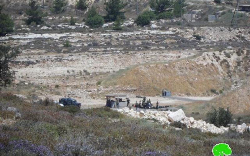 Eviction Order on a Piece of Land in Khirbet al-Nazer near Farsh al-Hawa area / Hebron Governorate