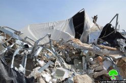 The Israeli Occupation Demolishes a Farm in Ras Atiya village – Qalqiliya Governorate