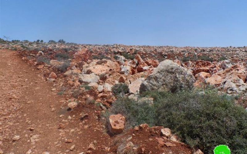 Demolition of a Retaining Wall in Qusra- Nablus