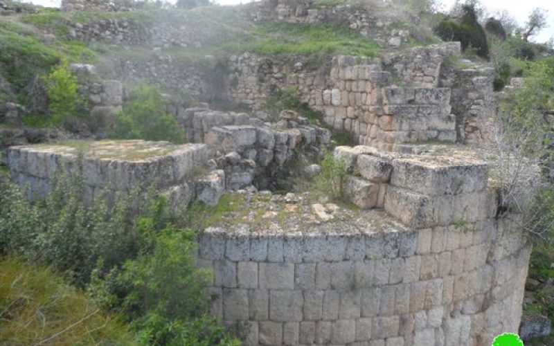 الشروع في تغيير المعالم التاريخية  في قرية سبسطية