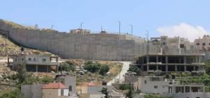 Israel resumes wall construction in Al Walajeh village