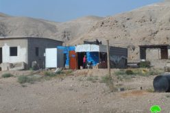 تسليم إخطارات لوقف البناء  لتجمع عرب الرشايدة في منطقة ” الديوك الفوقا”