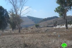 The occupation bans the residents of Arraba from using their lands; an evicted military camp