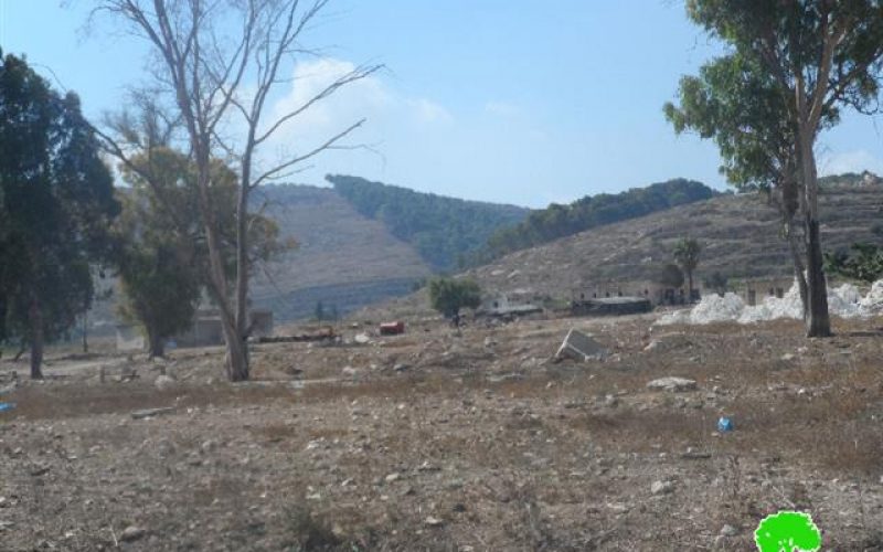 The occupation bans the residents of Arraba from using their lands; an evicted military camp