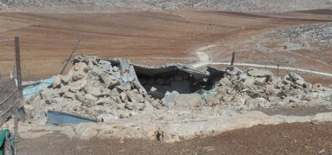 Four residential rooms demolished in Khirbet al-Tawil