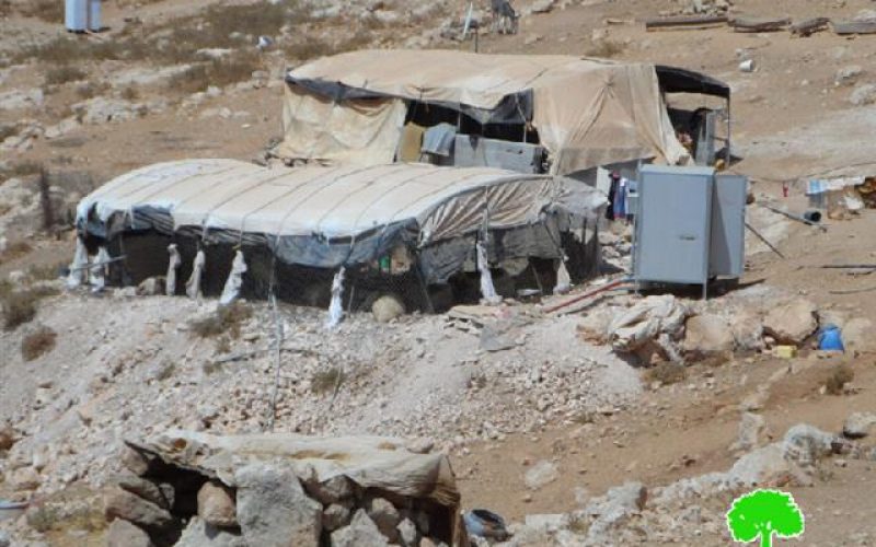 Stop work orders on structures in Wadi al-Rakhaim