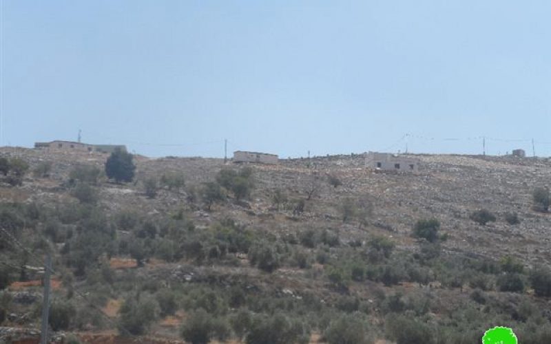 A new colonial quarter in the outpost of Har Bracha in Nablus