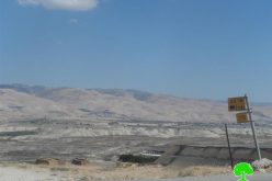 Burning down more than 30 frontier dunum between Palestine and Jordan