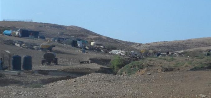 The occupation notifies Khirbet Um al-Jamal, a Bedouin community with demolition