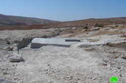 The occupation threats to demolish agricultural structures in Yatta