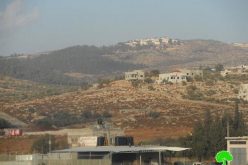 Colonist take over vast area from the village of Deir al-Hatab