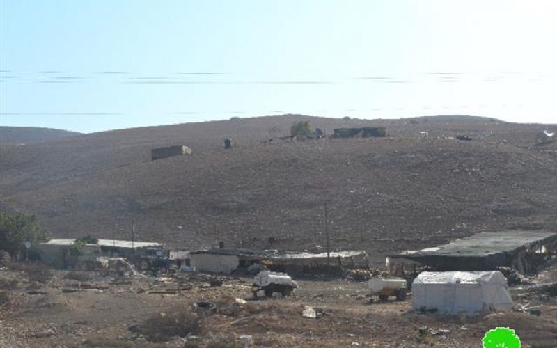 The Israeli occupation Army confiscated three tractors from Khirbet Ibziq