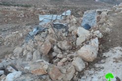 The Israeli occupation targets Khirbet al-Taweel with demolition again