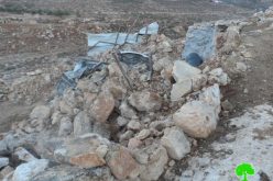 الاحتلال الإسرائيلي يستهدف خربة الطويل بعمليات الهدم مجدداً / محافظة نابلس