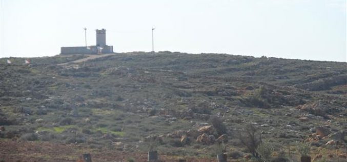 The Israeli occupation establishes a military zone in Qusra village