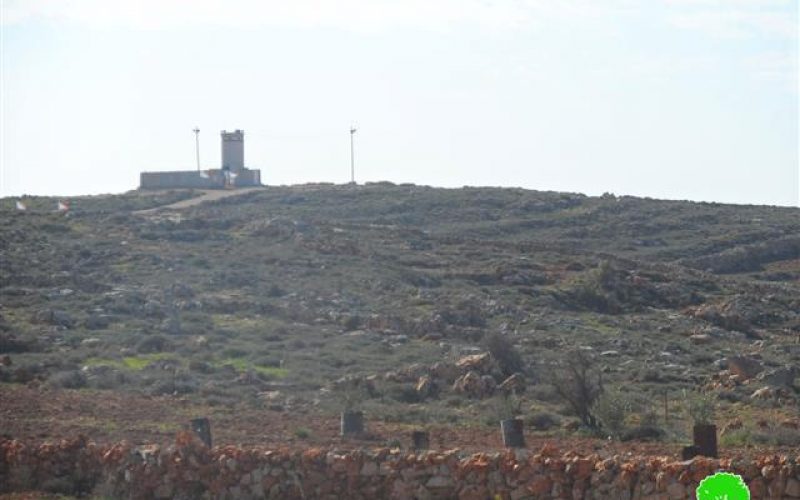 The Israeli occupation establishes a military zone in Qusra village