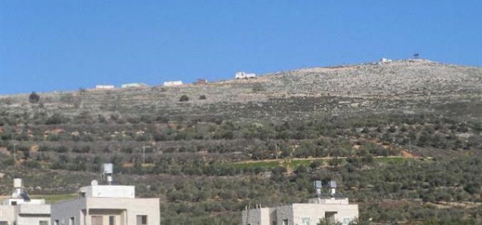 Givat Ronen colonists damage a electricity network in Burin