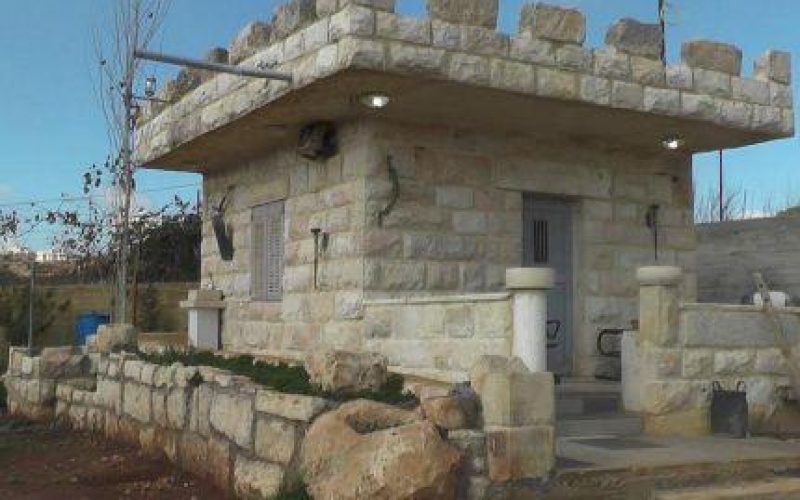 Stop-work orders on two agricultural rooms in Beit Ummar