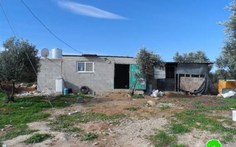 Stop-work orders on six residences in the Palestinian village of al- Kum