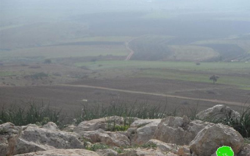 Confiscating water tanks and forest saplings from Khirbet Ainon