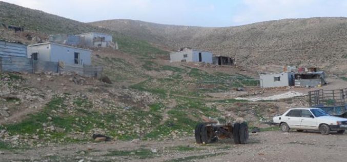The Israeli occupation notifies the Bedouin community Arab al-Kabana with eviction