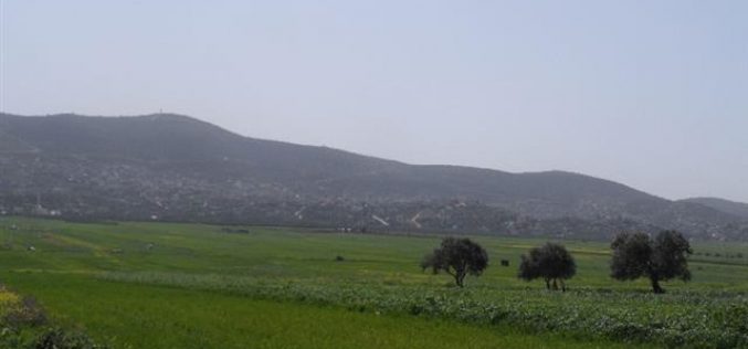 Stop-work order on structures in the village of Beit Dajan