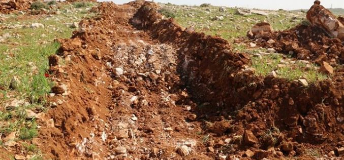 Land Leveling in Kisan Village South of Bethlehem Governorate